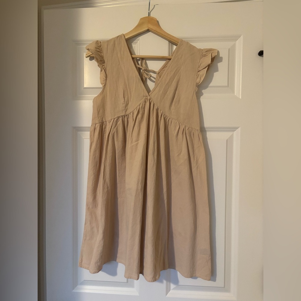Shein Light Tan babydoll dress - Medium